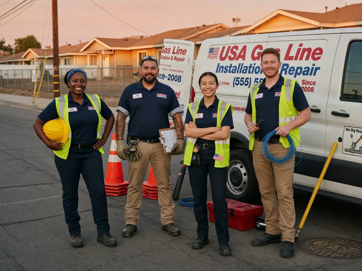 Gas Line Installation company in Bison, OK
